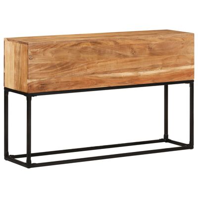 vidaXL Konsolinis staliukas, 120x30x75 cm, akacijos medienos masyvas