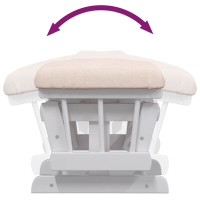 vidaXL Supama kėdė su pakoja, šviesiai rožinės spalvos, audinys
