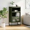 vidaXL Highboard Olive Green 68x39x123 cm Plienas