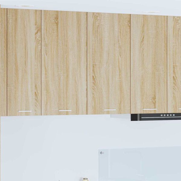 vidaXL Pakabinama spintelė su saugykla Sonoma ąžuolas 80 x 31 x 80 cm