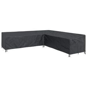 vidaXL Baldų uždangalas 300 x 300 x 80 cm 210D Oksfordo audinys Juodas
