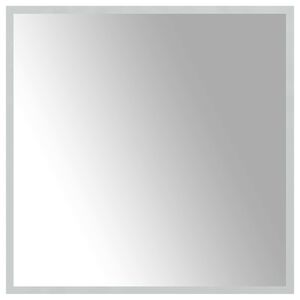 vidaXL LED vonios veidrodis Skaidrus 60 x 60 cm grūdintas stiklas