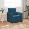 vidaXL Sofa lova 60cm Mėlyna Aksomas