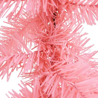 vidaXL Kalėdinė girlianda su LED lemputėmis, rožinės spalvos, 20m