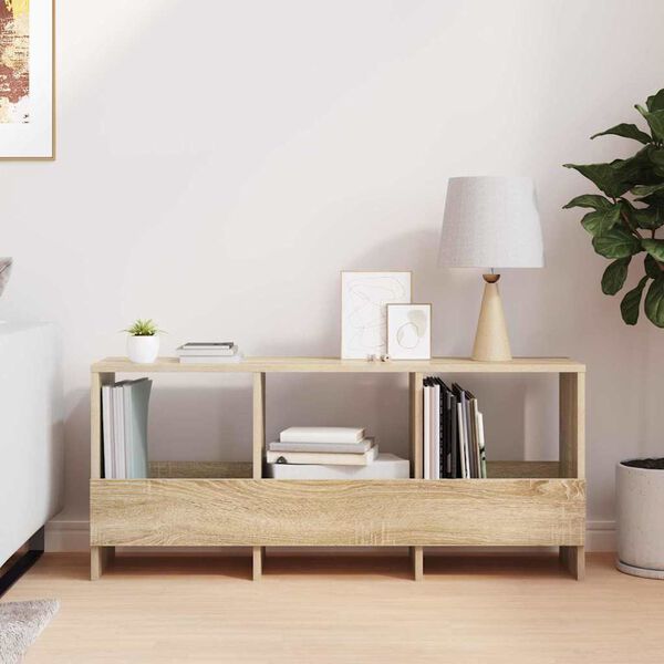 vidaXL Žurnalų stovas Sonoma ąžuolas 102 x 30 x 45 cm