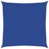 vidaXL Saulės skėtis, burė, 160 g/m&sup2;, kvadratinė, mėlyna, 7x7 m, HDPE