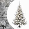 vidaXL Dirbtinė kalėdinė eglutė su rutuliuku 120 cm 150 LED