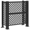 vidaXL &Scaron;iuk&scaron;liadėžės grotelės Antracito 123 x 47 x 114 cm PP