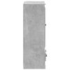 vidaXL Komoda, betono pilka, 60x35,5x103,5cm, apdirbta mediena