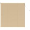 vidaXL Venecijos žaliuzės &Scaron;viesiai ruda su ra&scaron;tu 150 x 160 cm 25 mm