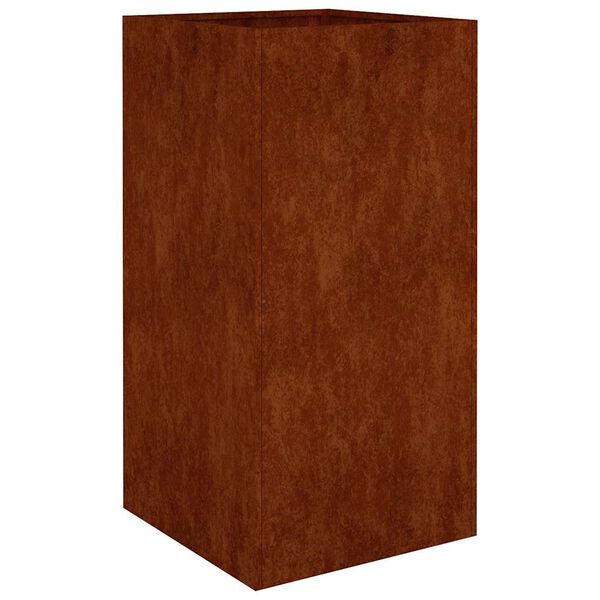 vidaXL Lovelis, 40x40x80cm, Corten plienas