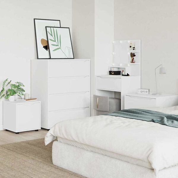 vidaXL Vonios spintelė Balta 40,5 x 40 x 44 cm Apdirbta mediena