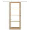 vidaXL Slankios durys ORKDAL Natūrali 86 x 211 cm