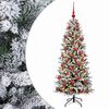 vidaXL Dirbtinė kalėdinė eglutė su rutuliuku 150 cm 150 LED