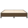 vidaXL Lovos rėmas be čiužinio, tamsiai rudas, 180x200cm, audinys