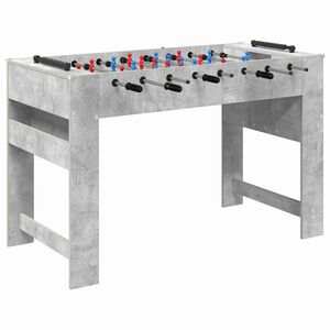 vidaXL Fuzbolas stalas Betono Pilka 125 x 60,5 x 80 cm