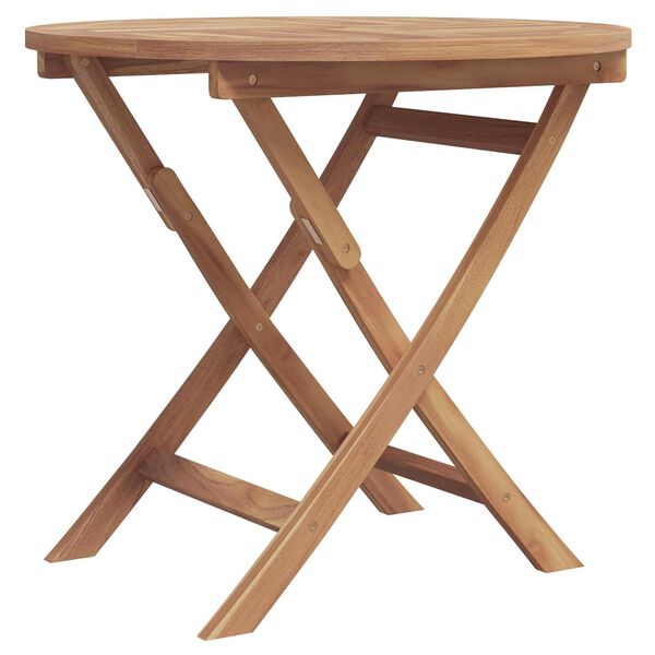 vidaXL Sodo valgomojo komplektas 3 pcs Ruda Kietos akacijos mediena