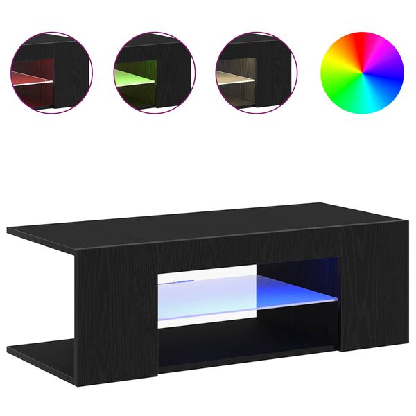 vidaXL Televizoriaus spintelė Juodas ąžuolas 90 x 39 x 30 cm