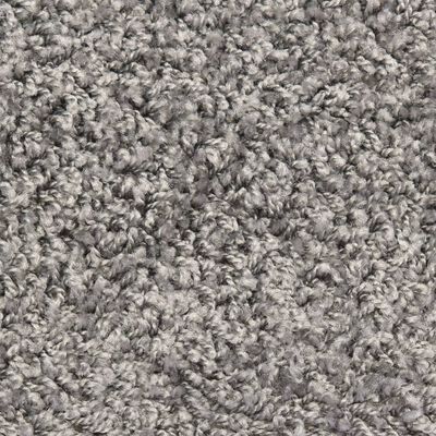 vidaXL Laiptų kilimėliai, 15vnt., pilkos spalvos, 56x17x3cm