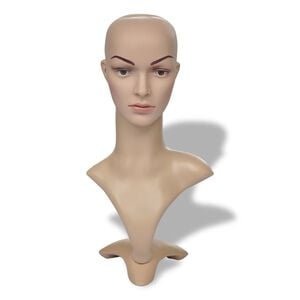 vidaXL Moteri&scaron;kos galvos manekenas, A