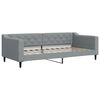 vidaXL Sofa, &scaron;viesiai pilkos spalvos, 90x200cm, audinys