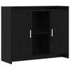 vidaXL Kabalas Black Oak 98,5 x 33 x 80 cm Apdirbta mediena
