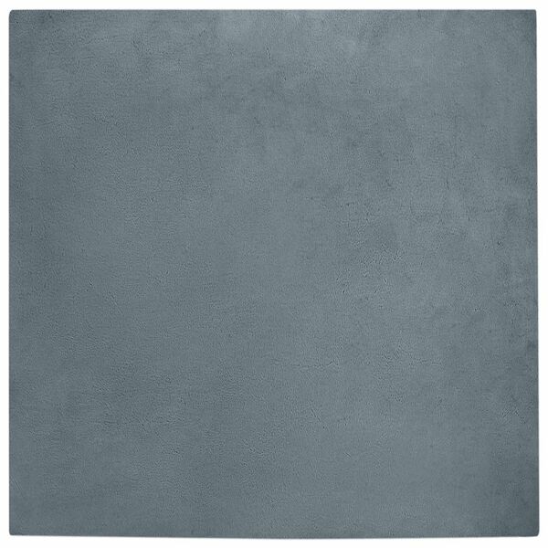 vidaXL Dirbtinio triušio kailio kilimas Olite Antracitas 200 x 200 cm