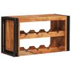 vidaXL Vyno stovas Ruda 80 x 45 x 33 cm Kietos akacijos mediena