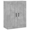 vidaXL Prie sienos montuojama spintelė, betono, 69,5x34x90cm, mediena