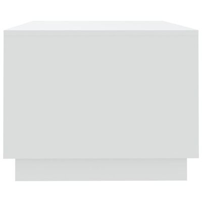 vidaXL Kavos staliukas, baltos spalvos, 102x55x43cm, MDP
