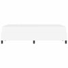 vidaXL Lovos rėmas su čiužiniu Balta 120 x 190 cm audinys