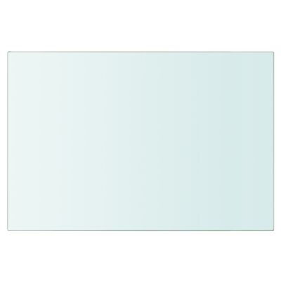 vidaXL Lentynos plokštė, skaidrus stiklas, 30x20 cm