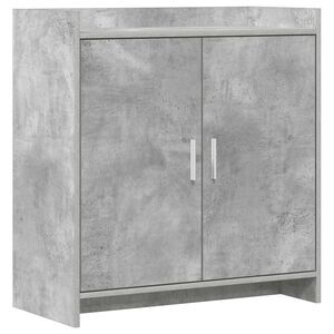 vidaXL Kabalas Betono pilka 72 x 36 x 80 cm Apdirbta mediena
