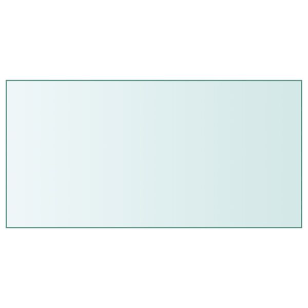 vidaXL Stalvir&scaron;is, skaidrus, 50x100cm, grūdintas stiklas