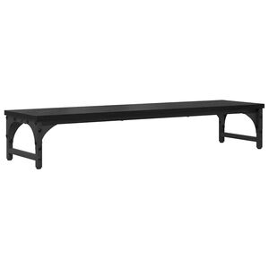 vidaXL Monitoriaus laikiklis Juodojo ąžuolo 85 x 23 x 15,5 cm