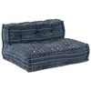 vidaXL Modulinė sofa Indigo spausdinimas 70 x 70 x 56 cm audinys