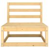 vidaXL Keturvietė sodo sofa, pušies medienos masyvas