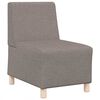 vidaXL Modulinis sofa vienetas be rankų 3 pcs Taupe 55 x 74 x 82 cm