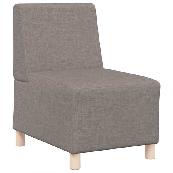 vidaXL Modulinis sofa vienetas be rankų 3 pcs Taupe 55 x 74 x 82 cm