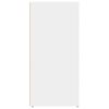 vidaXL Šoninė spintelė, baltos spalvos, 40x33x70cm, apdirbta mediena