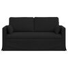 vidaXL Sofa Juoda Bendri matmenys: 158 x 78 cm (P X G x A) Aksomas