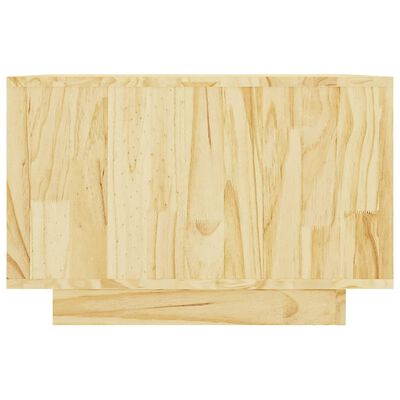 vidaXL Kavos staliukas, 50x50x33,5cm, pušies medienos masyvas
