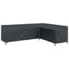 vidaXL Baldų uždangalas Juodas 286 x 222 x 80 cm 210D Oxford audinys