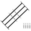 vidaXL Langų saugos grotelės su 3 skersinėmis 3 vnt. 63-114 cm