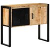 vidaXL konsolinė spintelė 90x35x75 cm Tvirtas neapdorotas medis Mango