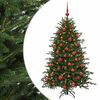 vidaXL Dirbtinė kalėdinė eglutė su rutuliuku 120 cm 150 LED