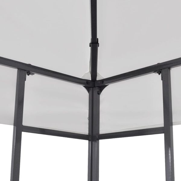 vidaXL Sodo palapinė, 3x3m, balta