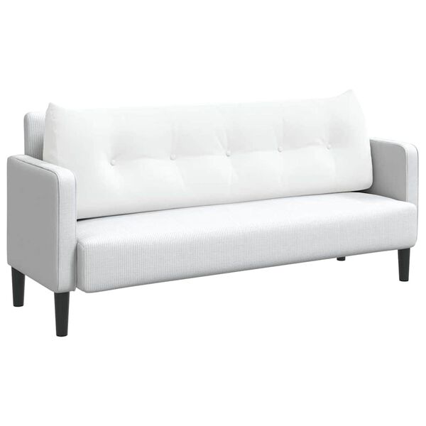 vidaXL Apsaugos Pagalvė Balta 160 x 24 x 50 cm audinys