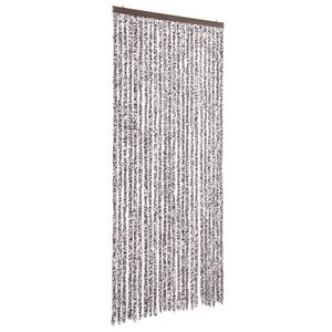 vidaXL Užuolaida nuo vabzdžių, ruda ir kreminė, 100x220 cm, &scaron;enilis