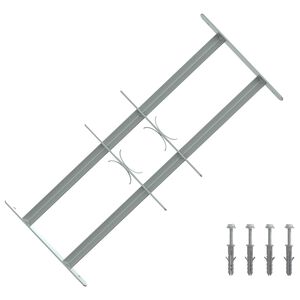 vidaXL Langų saugos grotelės su 2 skersiniais 3 pcs 430-740 mm